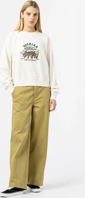 Dickies Sweatshirt - Fort Lewis - Ecru - Dickies - XXS - Xtra Xtra Small - Sweatshirt