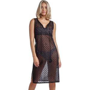 Effen mouwloos jurk voor dames Admas