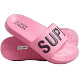 Superdry - Code Core - Slippers - Zwart - Polyurethaan - Voorgevormd Voetbed
