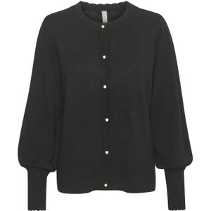 Geribbelde cardigan voor dames CULTURE Annemarie
