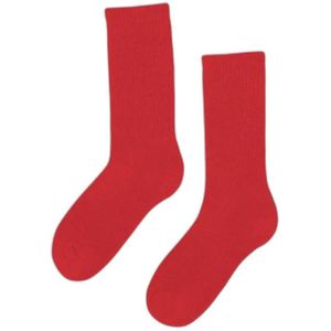 Sokken Colorful Standard Organic Active Red Tangerine