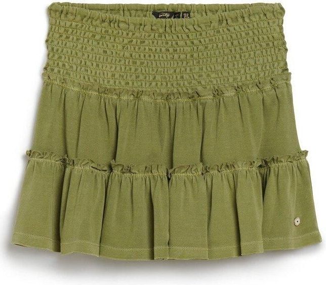 Superdry - W7210319A - Minirok - Zwart - Katoen