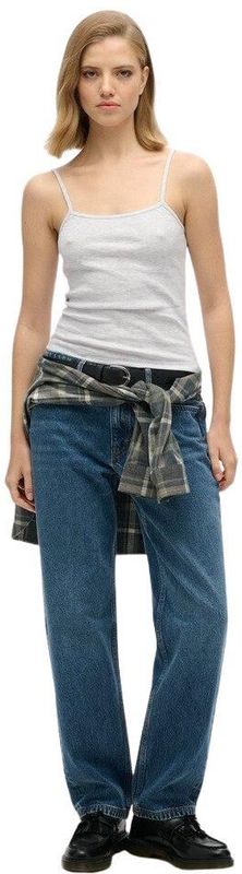 Superdry - Fijn Geribbeld Tanktop - Dames