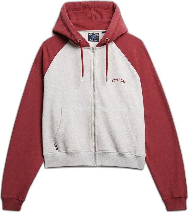 Superdry - Essential Logo Raglan Zip Hoodie - Oversized Sweatshirt