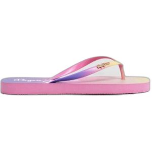 Pepe Jeans - PLS70162 - Teenslippers - Geel - Rave Colors - Plat