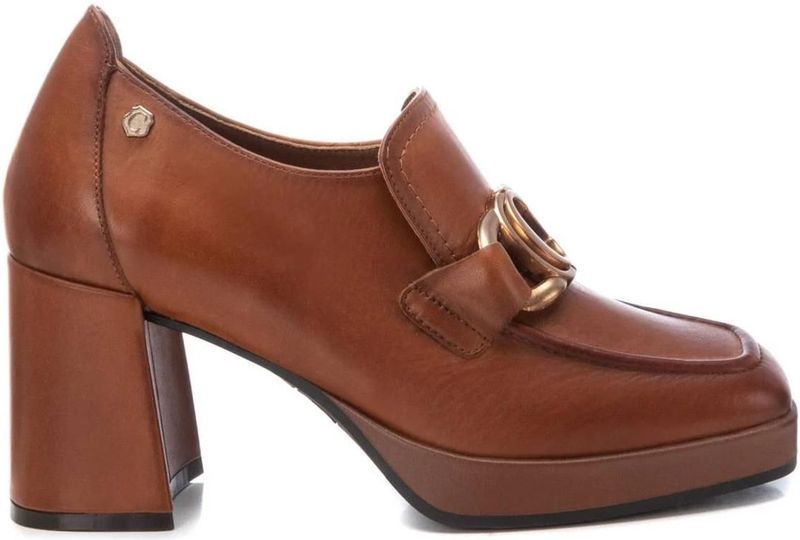 Carmela - 16184903-CAMEL - Leren Mocassins - Bruin - Hakhoogte 5 tot 8 cm