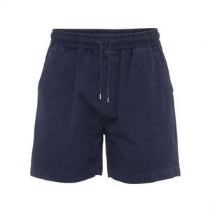 Twill Short broek Colorful Standard Organic navy blue