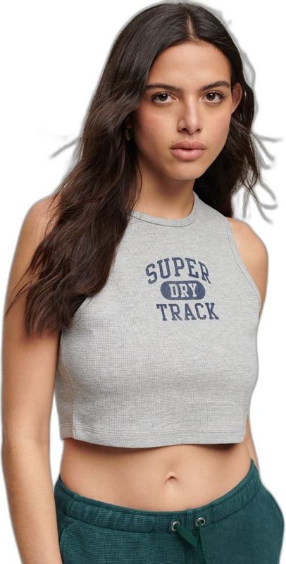 Superdry - Athletic Essentials - Tanktop - Met Reliëf