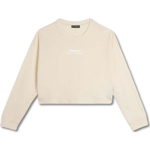 Korte sweatshirt van French Terry voor dames Freddy
