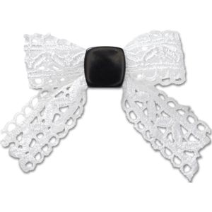 Jibbitz Crocs White Lace Bow