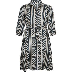 Jurk met opdruk voor vrouwen KAFFE Curve Fia Shantoon