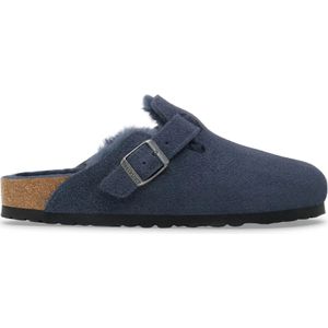 Birkenstock - Boston VL - Muiltjes - Blauw - Leer