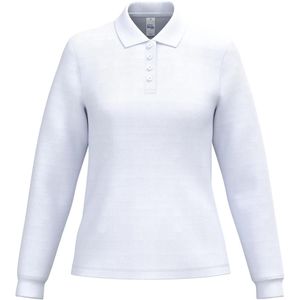Damespolo piqué met lange mouwen iDeal Basic Brand