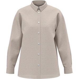 Oversized linnen blouse met lange mouwen voor dames Spasso