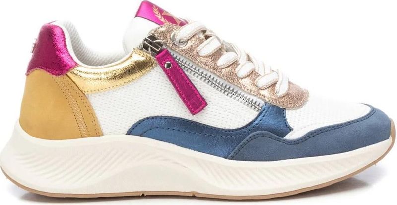 Xti - 14392802 - Trainers - Beige - Plat - Ritssluiting - Casual