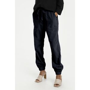 Kaffe - Midnight Marine - Elastische Taille Broek - Blauw - Dames