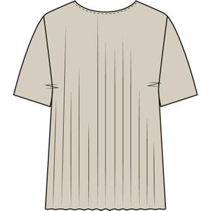 Vrouwelijke plissé T-shirt Ichi Mikala