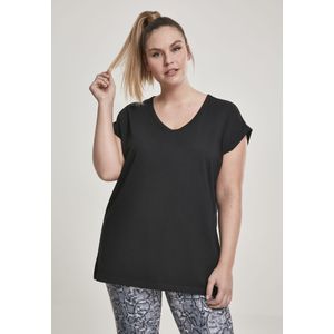 T-shirt vrouw Urban Klassieker rond V-hals verlengde GT