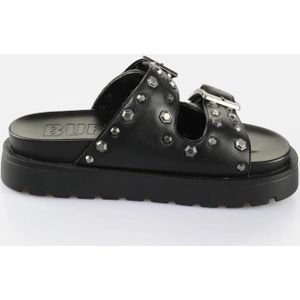 Raya - Ari Stud - Sandaal - Black - Leer Buffalo