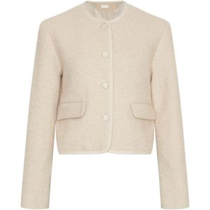 Moss Copenhagen - Cailana - Damesjas - Berk gebroken wit