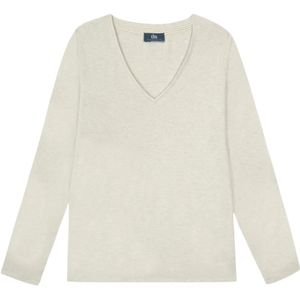 Katoenen long sleeve shirt voor dames TBS Adinalon