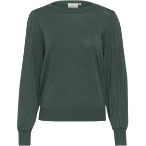 KAFFE - Lone - Gebreide Damestrui - Tijdloze Kleur - Lange Mouwen