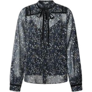 Pepe Jeans - PL3051292 - Blouse - Zwart - Lange Mouwen - Casual - Polyester