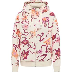 Ragwear - FLLAWIA PRINT - Sweatjack - Bloemenpatroon - Katoen/Polyester