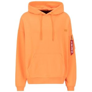 Alpha Industries - Alpha Essentials RL Hoodie - Tangerine - Sweater