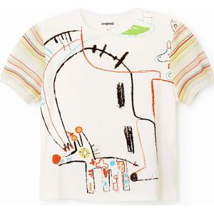 Gebreid dames-T-shirt Desigual Arty