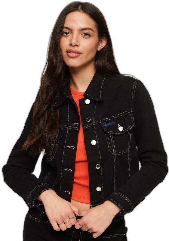 Superdry - Workwear Cropped Jacket - Jas - Katoen