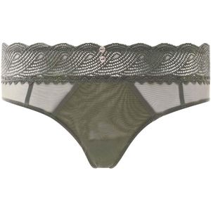 Morgan - Lorie - Korte String - Tule - Met Grafische Kanten Band