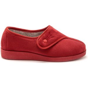 Pédiconfort - Pantoffels - Grijs - Textiel - Klittenbandsluiting