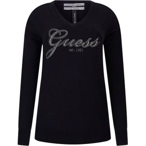 V-hals trui dames Guess Saige Logo