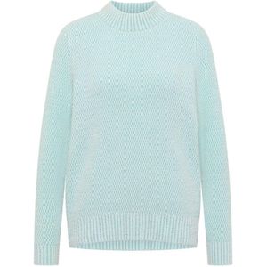 Damestrui met ronde hals Cecil Jacquard turtle