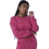 Sweater - Basic Court - Ronde Hals - Lange Mouwen - Grijs - Katoen/Polyester