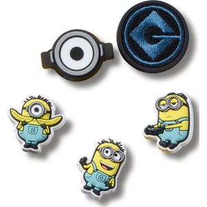 Minions - Set met Charm en Speld - Geel Multi - PVC