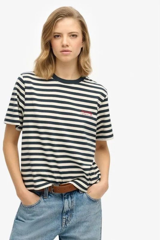 Superdry - Country Club Plain - T-shirt - Katoen - Met Korte Mouwen