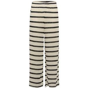 Kaffe - Kaedith Pant - Broek - Beige - Hoge Taille - Wijde Pijpen