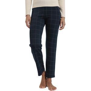 Vrouwelijke lange stretchbroek met ruiten Admas