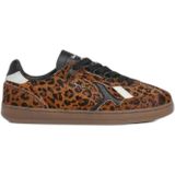 Pepe Jeans - PLS000013 - Trainers - Bruin - Dierenprint - Vetersluiting - Plat