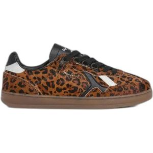 Pepe Jeans - PLS000013 - Trainers - Bruin - Dierenprint - Vetersluiting - Plat