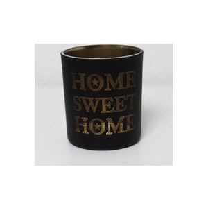Teelichthalter Glas  HOME SWEET HOME