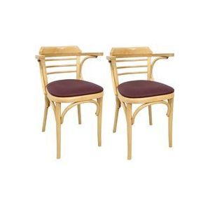 Bistrostuhl mit Armlehne Wien 1055 (2er-Set)