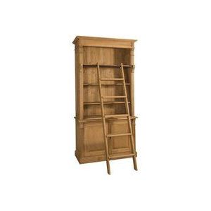 Landhaus Bücherregal mit/ohne Leiter natur (unlackiert)