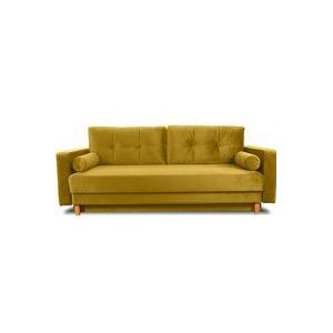 Hochertiges Sofa mit Schlaffunktion Landhaus Honiggelb
