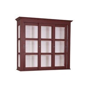 Schrankaufsatz mit Glasschiebetüren shabby chic / antik look