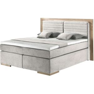 uno Massivholz-Boxspringbett mit LED-Beleuchtung Marlow