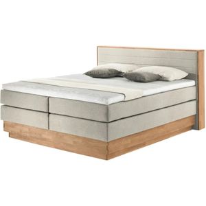 uno Massivholz-Boxspringbett mit Bettkasten Morgan