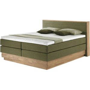 uno Massivholz-Boxspringbett mit Bettkasten Morgan